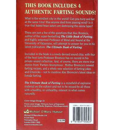 The Ultimate Farting Book Back Cover