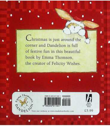 Dandelion's Christmas Back Cover