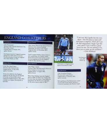 England Little Book Of Football Trivia & Quotes Inside Page 2