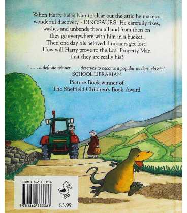 Harry and the Bucketful of Dinosaurs Back Cover