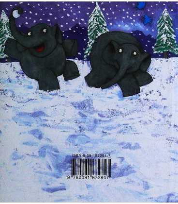 Elmer in the Snow Back Cover