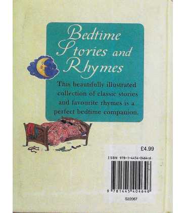 Bedtime Stories and Rhymes Back Cover