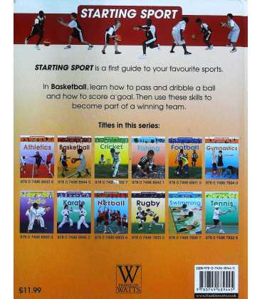 Basketball (Starting Sport) Back Cover