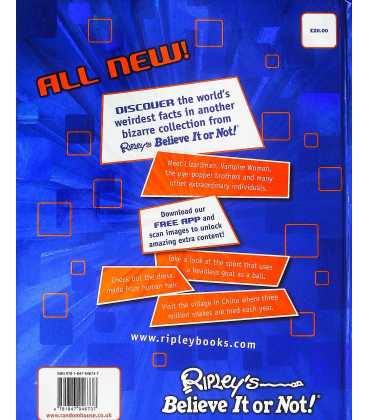 Ripley's Believe It Or Not! 2013 Back Cover