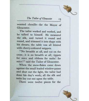 The Tailor of Gloucester  Inside Page 1