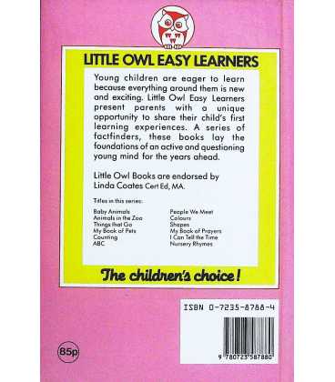 Nursery Rhymes (Little Owl Easy Learners) Back Cover