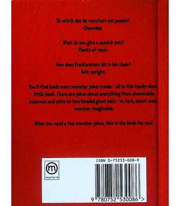 The Silly Little Book of Monster Jokes Back Cover