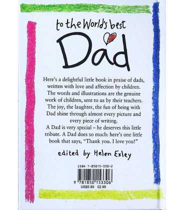 To the World's Best Dad Back Cover