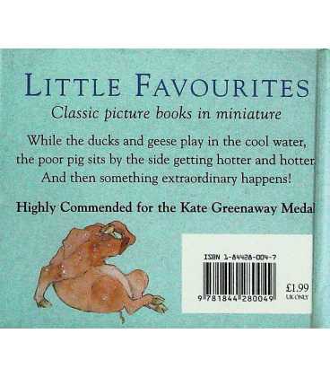 The Pig in the Pond Back Cover