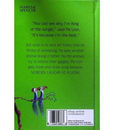 Nobody Laughs at a Lion Back Cover