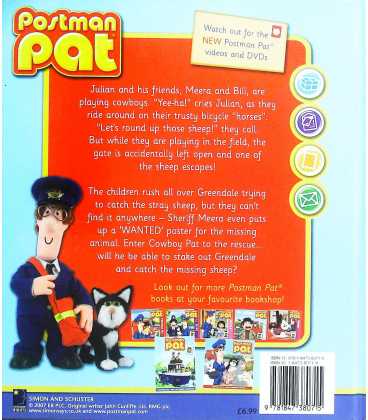 Postman Pat and the Wild West Rescue Back Cover