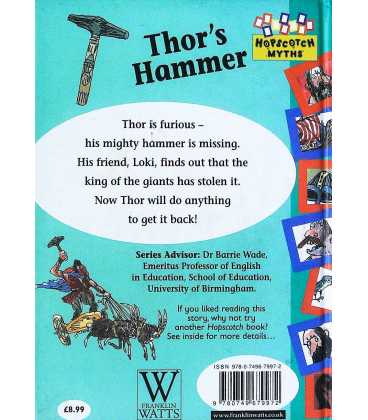 Thor's Hammer (Hopscotch Myths) Back Cover