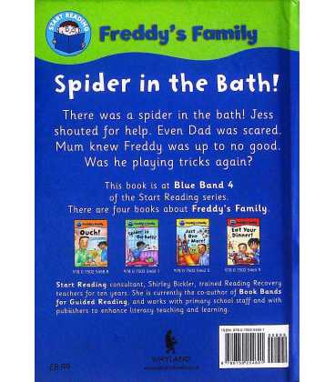 Spider in the Bath! (Start Reading Freddy's Family) Back Cover