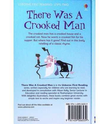 There Was a Crooked Man (Usborne First Reading) Back Cover