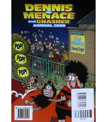 Dennis the Menace and Gnasher Annual 2008 Back Cover
