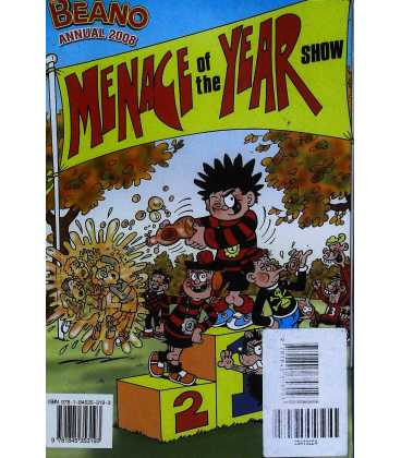 The Beano Annual 2008 Back Cover