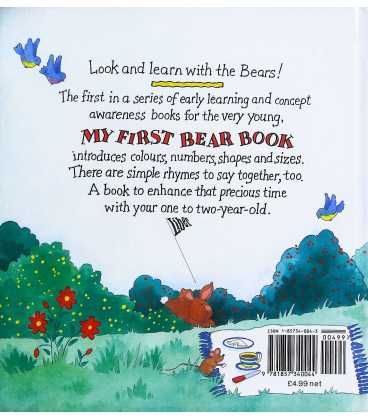 My First Bear Book Back Cover