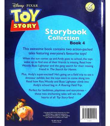 Disney Toy Story Storybook Collection Book 4 Back Cover