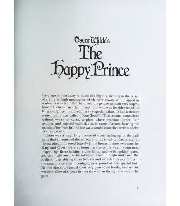 The Happy Prince Inside Page 1