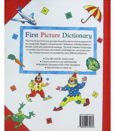 First Picture Dictionary Back Cover
