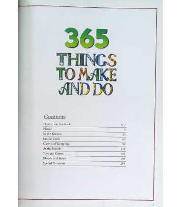 365 Things to Make and Do Inside Page 1