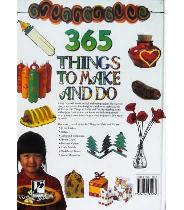 365 Things to Make and Do Back Cover