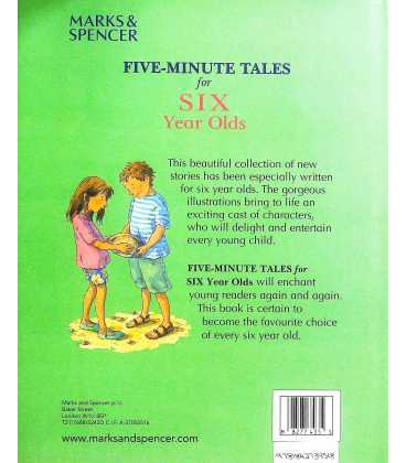 Five - Minute Tales for Six Year Olds Back Cover