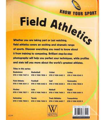Field Athletics (Know Your Sport) Back Cover