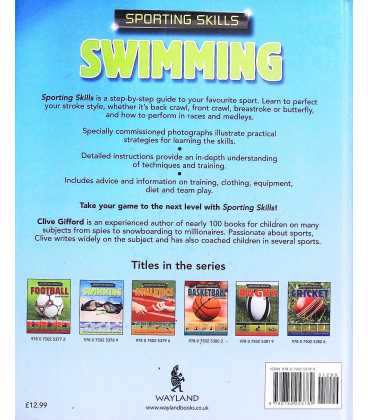 Swimming (Sporting Skills) Back Cover