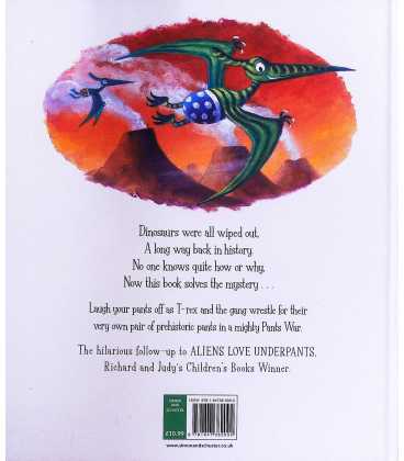 Dinosaurs Love Underpants Back Cover