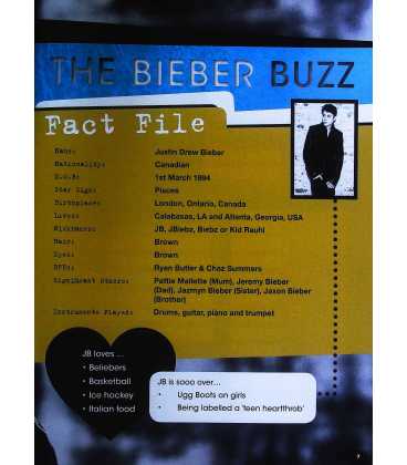 The Official Justin Bieber Annual 2014 Inside Page 1
