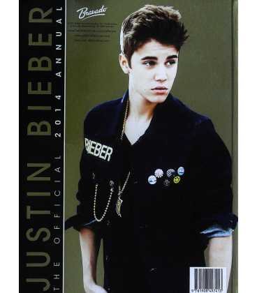 The Official Justin Bieber Annual 2014 Back Cover