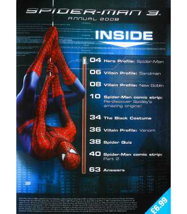 Spiderman 3 Annual 2008 Inside Page 1