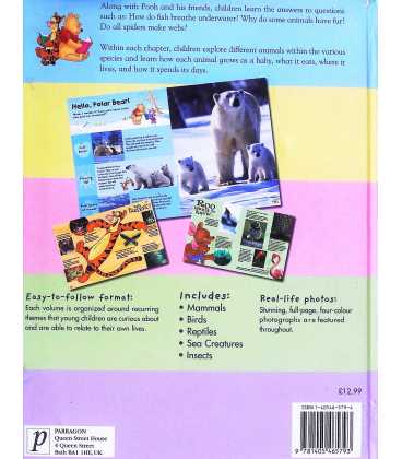 Disney "Winnie the Pooh" Animal Encyclopedia Back Cover