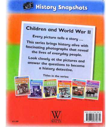 Children and World War II (History Snapshots) Back Cover