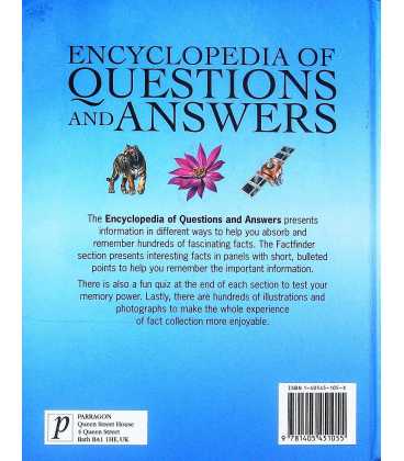 Encyclopedia of Questions and Answers Back Cover