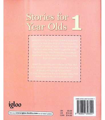 Stories for 1 Year Olds Back Cover