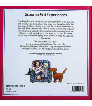 The New Baby (Usborne First Experiences) Back Cover