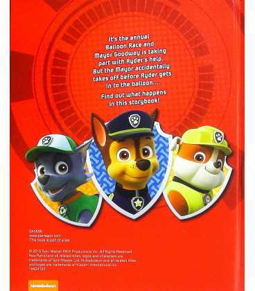 Pup, Pup and Away (Nickelodeon Paw Patrol) Back Cover