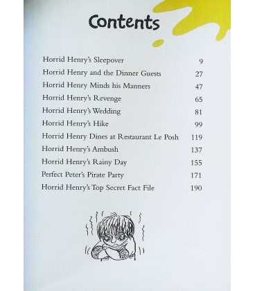 Horrid Henry's Dreadful Deeds Inside Page 1