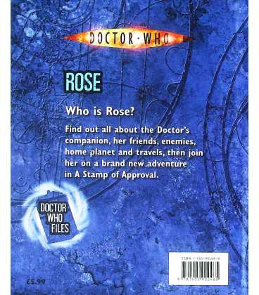 Rose (Doctor Who Files) Back Cover