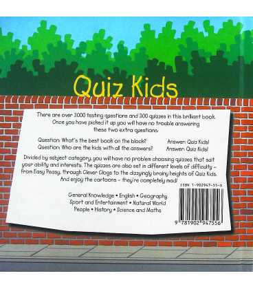 Quiz Kids Back Cover