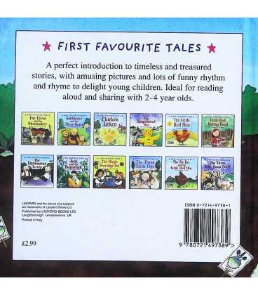 The Enormous Turnip (First Favourite Tales) Back Cover