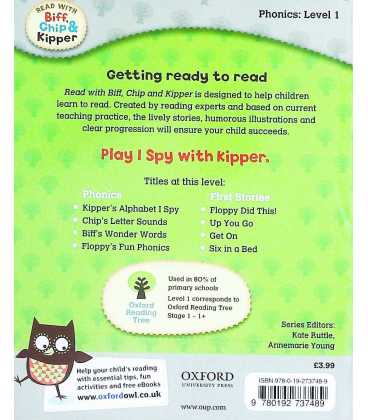 Kipper's Alphabet I Spy (Read With Biff, Chip & Kipper : Level 1) Back Cover