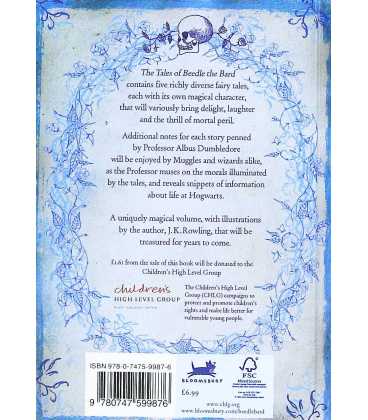 The Tales of Beedle the Bard British  Back Cover