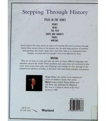 Stepping Through History: Writing Back Cover