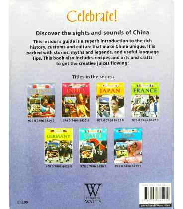 China (Celebrate) Back Cover