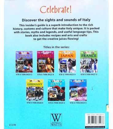 Italy (Celebrate) Back Cover