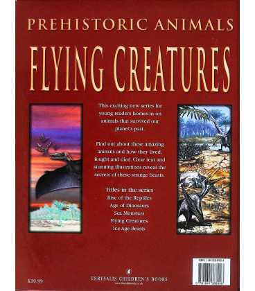 Flying Creatures (Prehistoric Animals) Back Cover