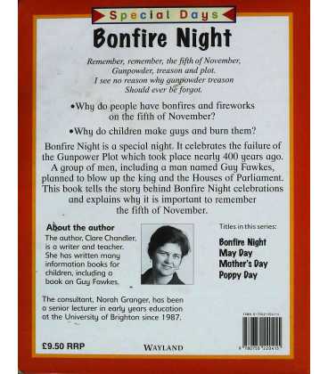 Bonfire Night (Special Days) Back Cover